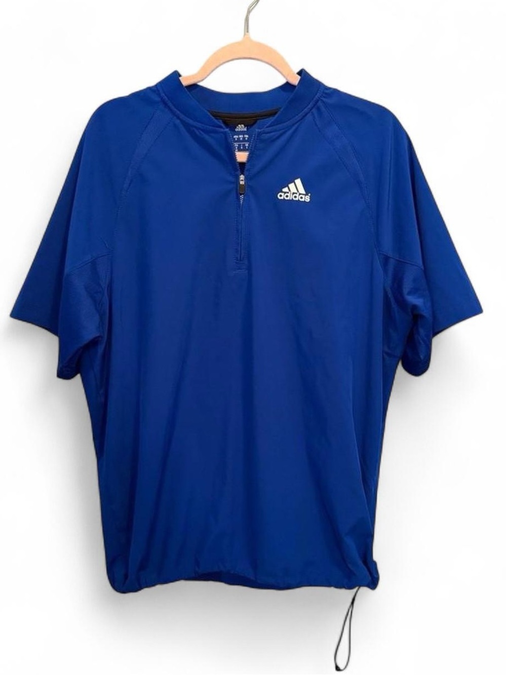 Adidas Fielder’s Choice Cage Jacket Blue Small Sporty Dad Shirt Baseball Soccer